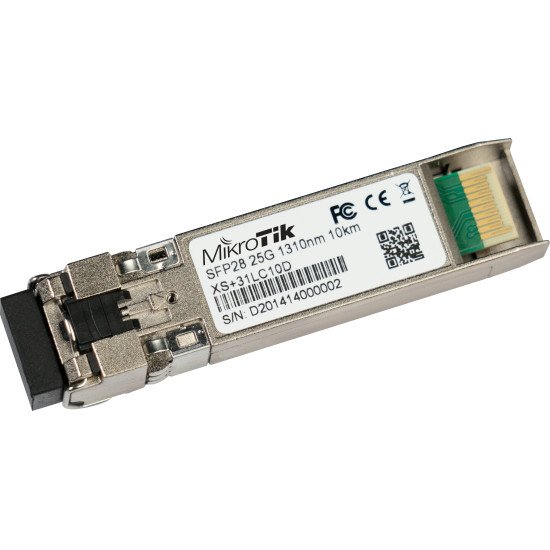 Mikrotik XS+31LC10D module émetteur-récepteur de réseau Fibre optique 25000 Mbit/s SFP28 1310 nm