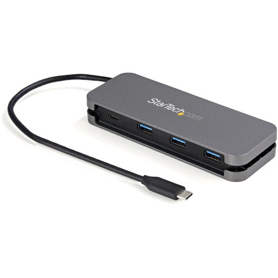 StarTech.com HB30CM3A1CB hub & concentrateur USB 3.2 Gen 1 (3.1 Gen 1) Type-C 5000 Mbit/s Noir, Gris