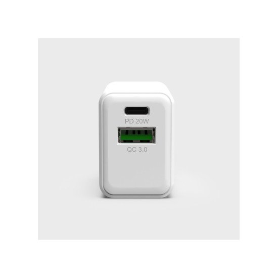 Port Designs 900069-EU chargeur d'appareils mobiles Smartphone, Tablette Blanc Secteur Charge rapide Intérieure