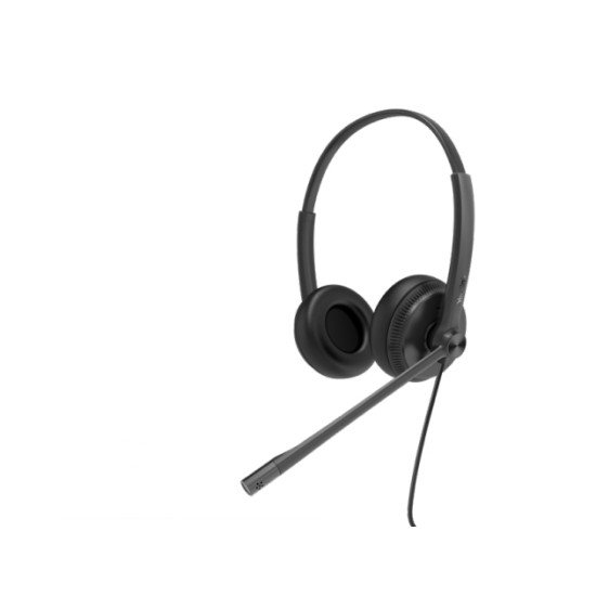 Yealink YHS34 DUAL écouteur/casque Avec fil Arceau Bureau/Centre d'appels Noir