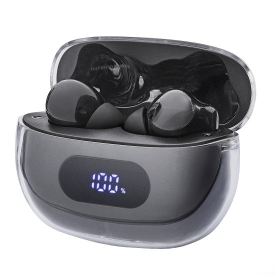 Intenso Buds Earphone Plus T310AE Black Écouteurs True Wireless Stereo (TWS) Ecouteurs Appels/Musique/Sport/Au quotidien USB Type-C Bluetooth Noir