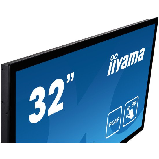 iiyama ProLite TF3215MC-B2 écran PC 80 cm (31.5") 1920 x 1080 pixels Full HD LED Écran tactile Kiosque Noir