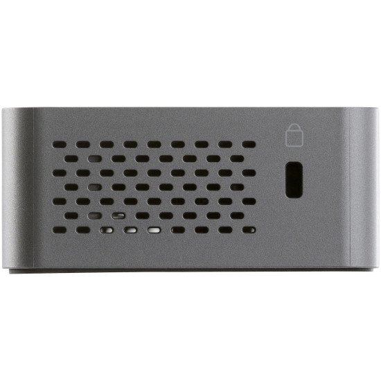 StarTech.com TB3CDK2DHUE station d'accueil Avec fil Thunderbolt 3 Noir, Gris