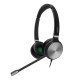 Yealink YHS36 Casque Avec fil Arceau Bureau/Centre d'appels Noir, Argent