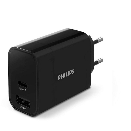 Philips DLP2621/12 chargeur d'appareils mobiles Universel Noir Secteur Intérieure