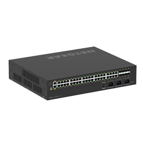 NETGEAR M4250-40G8XF-PoE++ Géré Gigabit Ethernet (10/100/1000) Connexion Ethernet, supportant l'alimentation via ce port (PoE) 2U Noir