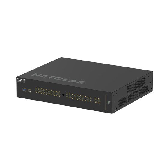 NETGEAR M4250-40G8XF-PoE++ Géré Gigabit Ethernet (10/100/1000) Connexion Ethernet, supportant l'alimentation via ce port (PoE) 2U Noir