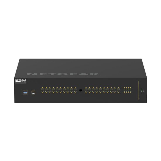 NETGEAR M4250-40G8XF-PoE++ Géré Gigabit Ethernet (10/100/1000) Connexion Ethernet, supportant l'alimentation via ce port (PoE) 2U Noir