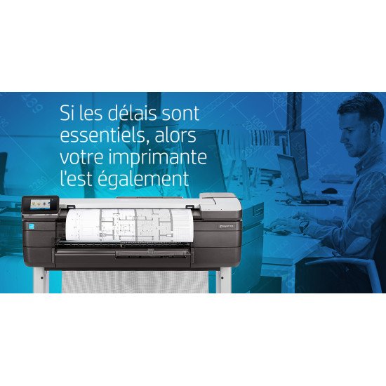 HP Designjet T830 24 imprimante grand format Wifi Jet d'encre Couleur 2400 x 1200 DPI 610 x 1897 mm Ethernet/LAN