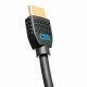 C2G Câble HDMI ultra flexible, haut débit, série de performance de 0,3 m - 4K 60 Hz encastrable dans le mur, certifié CMG (FT4)