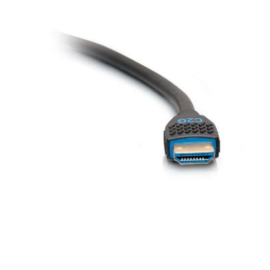 C2G Câble HDMI ultra flexible, haut débit, série de performance de 0,3 m - 4K 60 Hz encastrable dans le mur, certifié CMG (FT4)