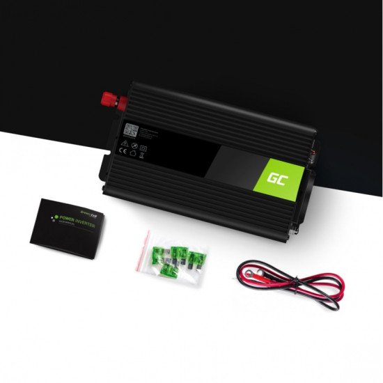 Green Cell INV08 adaptateur de puissance & onduleur Extérieure 1000 W Noir