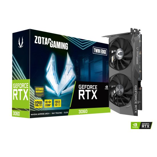 Zotac GAMING GeForce RTX 3060 Twin Edge NVIDIA 12 Go GDDR6