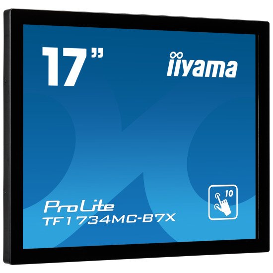 iiyama ProLite TF1734MC-B7X moniteur à écran tactile 17" 1280 x 1024 pixels Plusieurs pressions Noir