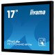 iiyama ProLite TF1734MC-B7X moniteur à écran tactile 17" 1280 x 1024 pixels Plusieurs pressions Noir