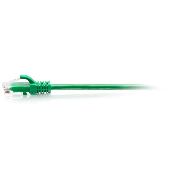 C2G Câble de raccordement Ethernet fin Cat6a non blindé (UTP) avec protection anti-accrochage de 3 m - Vert