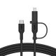 Belkin BoostCharge Pro câble USB USB 2.0 1,5 m USB C USB C/Lightning Noir