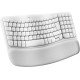 Logitech Wave Keys for Mac clavier maison/bureau Bluetooth AZERTY Français Blanc