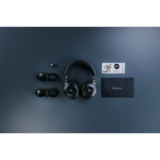 Razer Kraken V4 Casque Sans fil Arceau Jouer USB Type-A Bluetooth Noir