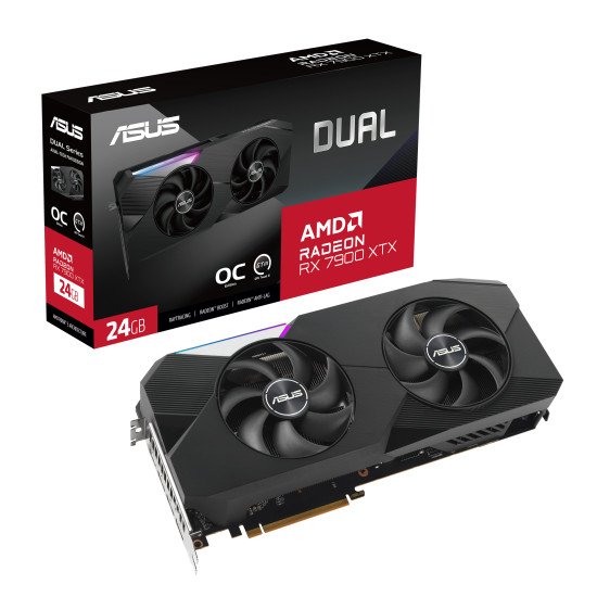 ASUS Dual -RX7900XTX-O24G AMD Radeon RX 7900 XTX 24 Go GDDR6