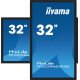 iiyama TF3239AS-B1AG affichage de messages Écran plat de signalisation numérique 80 cm (31.5") LED 500 cd/m² 2.4K Ultra HD Noir Écran tactile Intégré dans le processeur Android 24/7