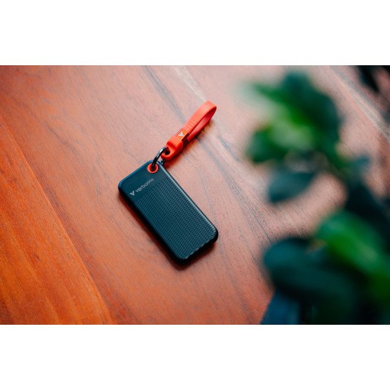 Verbatim Pocket SSD 1 To USB Type-C 3.2 Gen 2 (3.1 Gen 2) Noir, Rouge