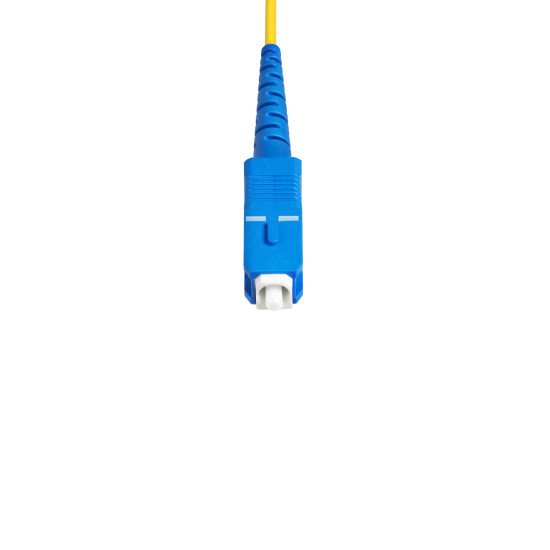 StarTech.com Câble Fibre Optique de 30m Duplex Monomode SC à SC (UPC) OS2, 9/125µm, 40G/100G, Cordon Fibre Optique, Insensible à la Courbure, Faible Perte d'Insertion, Cordon Patch Fibre LSZH