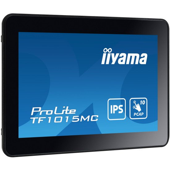 iiyama TF1015MC-B3 affichage de messages Écran plat interactif 25,6 cm (10.1") LED 500 cd/m² HD Noir Écran tactile