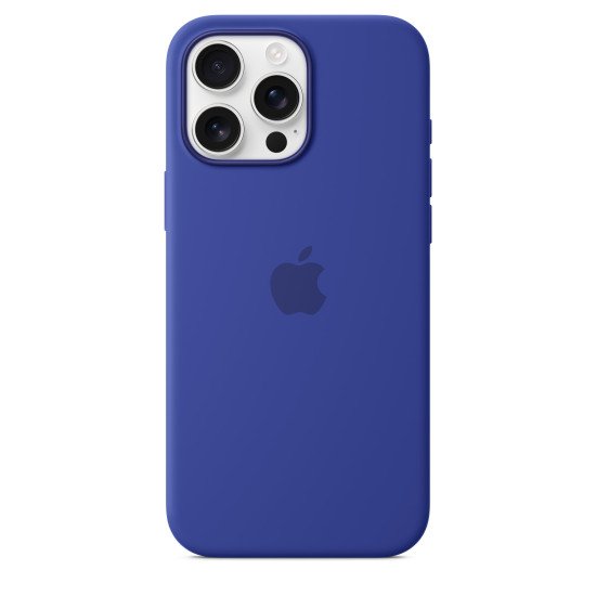 Apple Coque en silicone avec MagSafe pour iPhone 16 Pro Max - Outremer