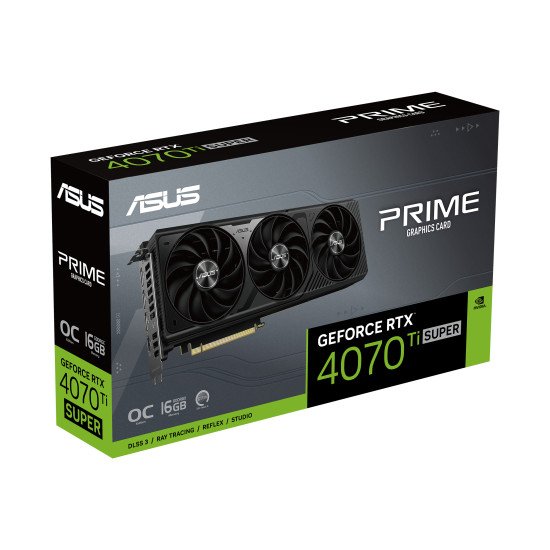 ASUS Prime -RTX4070TIS-O16G NVIDIA GeForce RTX 4070 Ti SUPER 16 Go GDDR6X