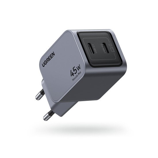 Ugreen 35008 chargeur d'appareils mobiles Universel Gris Secteur Charge rapide Intérieure