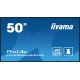 iiyama LH5060UHS-B1AG affichage de messages Carte A numérique 125,7 cm (49.5") LED Wifi 500 cd/m² 4K Ultra HD Noir Intégré dans le processeur Android 11 24/7