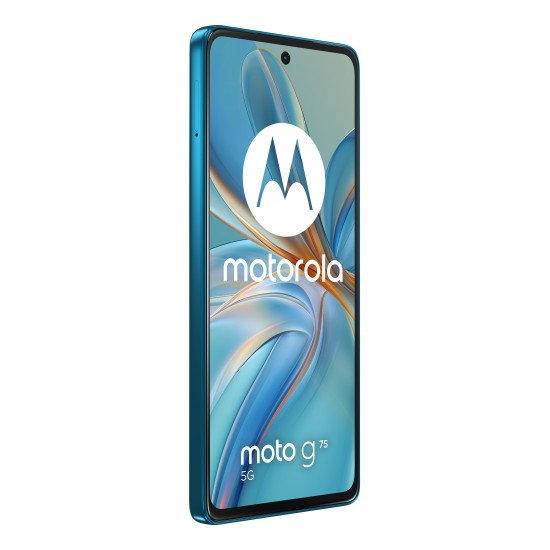 Motorola moto G75 5G 17,2 cm (6.78") Double SIM hybride Android 14 USB Type-C 8 Go 256 Go 5000 mAh Bleu