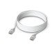 Ubiquiti UACC-Cable-Patch-EL-8M-W câble de réseau Translucide, Blanc Cat6