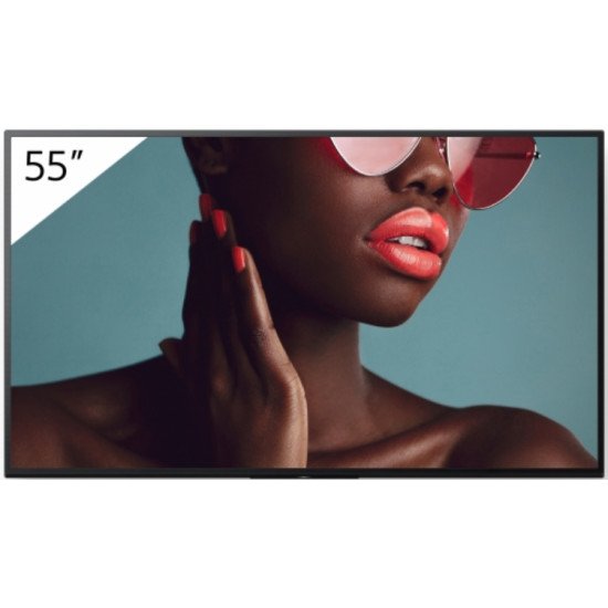 Sony FW-55BZ40L affichage de messages Panneau plat de signalisation numérique 139,7 cm (55") LCD Wifi 700 cd/m² 4K Ultra HD Noir Android 24/7