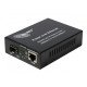 ALLNET ALL-MC202P-SFP1-POE convertisseur de support réseau 1000 Mbit/s Multimode, Monomode Noir