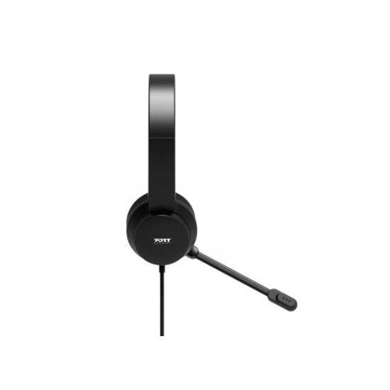 Port Designs 901605 écouteur/casque Avec fil Arceau USB Type-A Noir