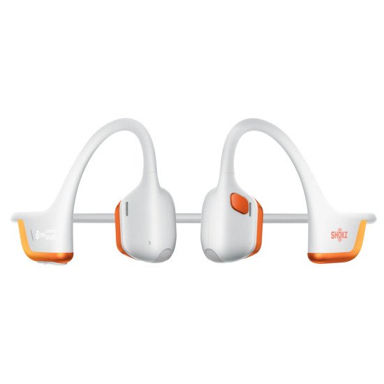 SHOKZ OpenRun Pro 2 Casque Sans fil Crochets auriculaires Sports Bluetooth Orange, Blanc