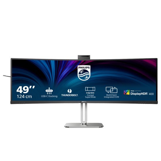 Philips 49B2U6903CH/00 écran PC 124,5 cm (49") 5120 x 1440 pixels Dual QHD LCD Gris