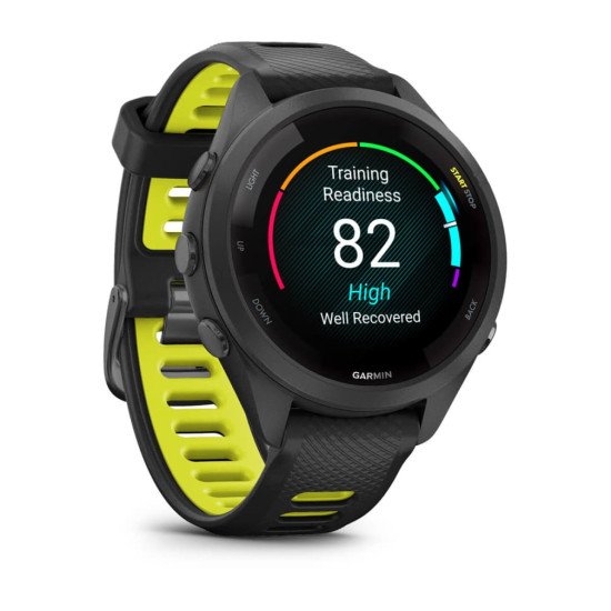 Garmin Forerunner 265S 2,79 cm (1.1") AMOLED 42 mm Noir, Gris GPS (satellite)