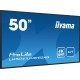 iiyama LH5041UHS-B2AG affichage de messages Écran plat de signalisation numérique 127 cm (50") LCD 500 cd/m² 4K Ultra HD Noir 24/7