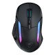 Turtle Beach Kone II Air - Souris gaming RGB ergonomique sans fil, batterie 350 h, capteur optique 26 000 DPI, interrupteurs optiques 100 M de clics, 21 entrées personnalisables, molette 4D Free-Spin - Noir cendre