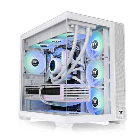 Thermaltake View 380 TG ARGB Snow Midi Tower Blanc