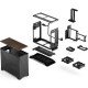 Fractal Design Era 2 Mini Tower Charbon de bois, Gris