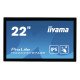 iiyama ProLite TF2234MC-B7AGB moniteur à écran tactile 54,6 cm (21.5") 1920 x 1080 pixels Plusieurs pressions Multi-utilisateur Noir