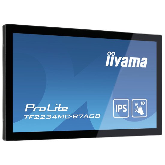 iiyama ProLite TF2234MC-B7AGB moniteur à écran tactile 54,6 cm (21.5") 1920 x 1080 pixels Plusieurs pressions Multi-utilisateur Noir