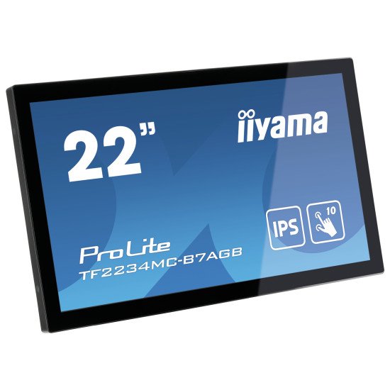 iiyama ProLite TF2234MC-B7AGB moniteur à écran tactile 54,6 cm (21.5") 1920 x 1080 pixels Plusieurs pressions Multi-utilisateur Noir