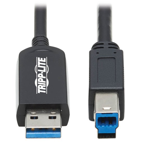 Tripp Lite U328F-15M câble USB USB 3.2 Gen 1 (3.1 Gen 1) USB A USB B Noir