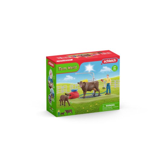 schleich Farm World Station de lavage pour vaches