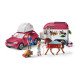 schleich HORSE CLUB Grand voyage équestre en voiture et remorque